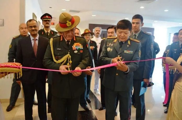 На базе Национального университета обороны имени Первого Президента Республики Казахстан – Лидера Нации состоялось торжественное открытие аудитории военного искусства ВС Республики Индия