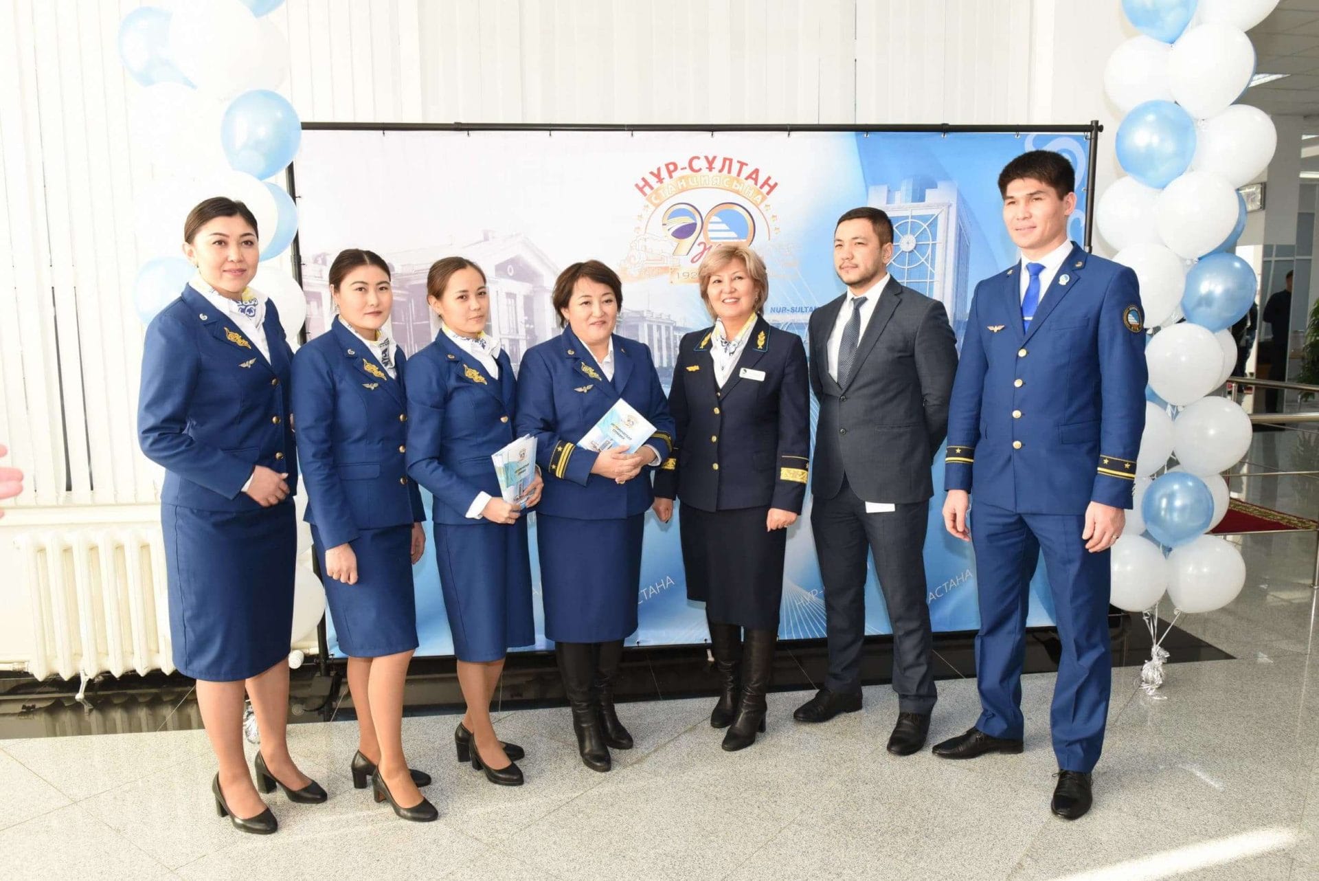 90-летний юбилей отметила железнодорожная станция Нур-Султан