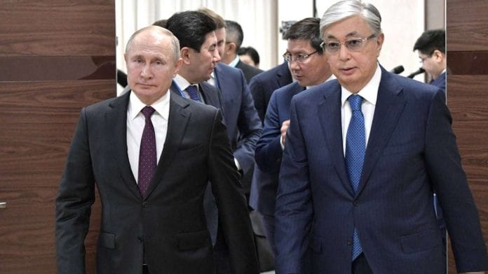 Касым-Жомарт Токаев и Владимир Путин