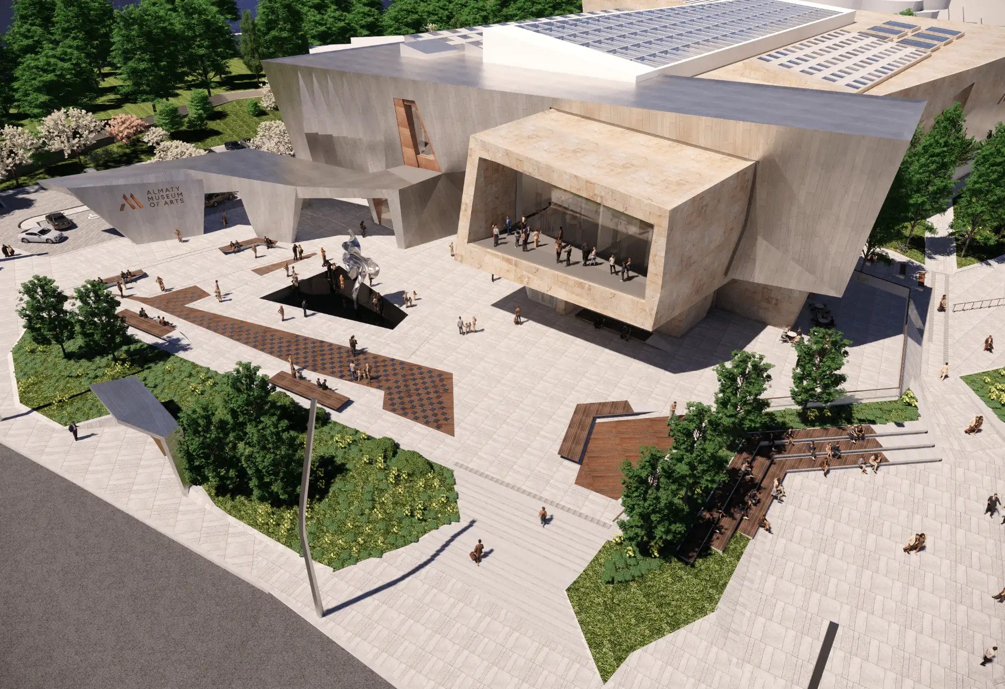 В Алматы строится новый музей искусства Almaty Museum of Arts 1 В Алматы строится новый музей искусства Almaty Museum of Arts